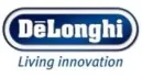 Логотип бренду DeLonghi, відомого виробника кавомашин і побутової техніки.